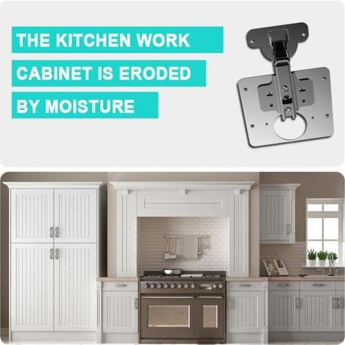 6pcs Hinge Repair Plate Rust Resistant Stainless for Cabinet Furniture Drawer Window Stainless Steel Plate Repair Accessory