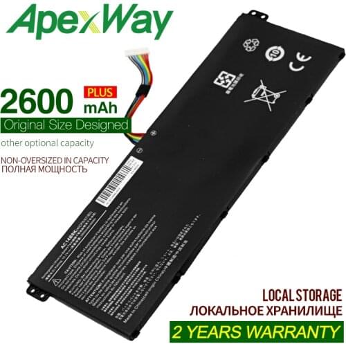 ApexWay AC14B8K Laptop Battery for Acer Aspire E3-111 E3-721 E5-771 R3-131T R7-371T V3-111 B115-MP TravelMate B115-M P236-M