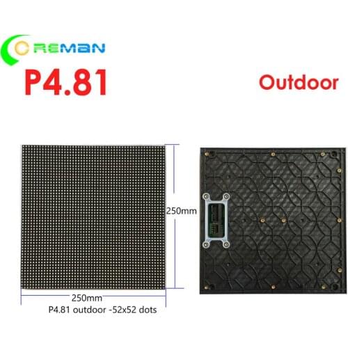 Rental led programable led video wall , outdoor light weight easy carry easy install led display video panel p4.81 led module