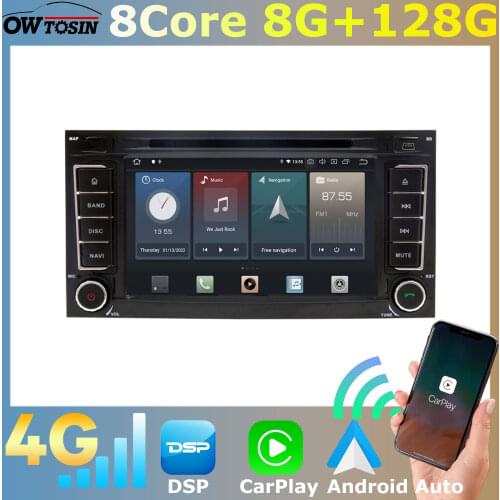 Android 10.0 PX6 4G+64G Car DVD Multimedia Player For VW Touareg T5 Multivan GPS Navi Radio Carplay TDA7850 Bluetooth 5.0 Stereo