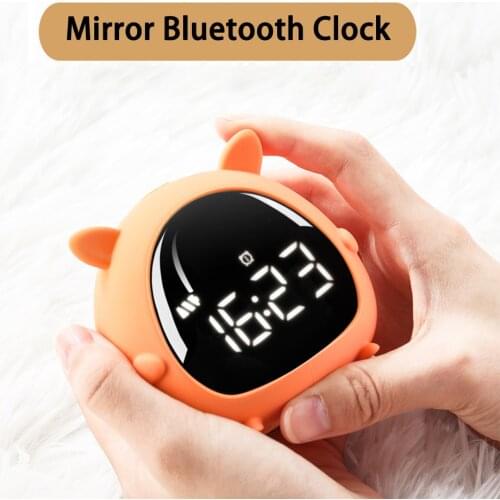 LED Digital Display Clock Kids Children Sleep Bedside Alarm Clock with Wake Up Temperature Snooze Timer Clock for Bedroom/Table