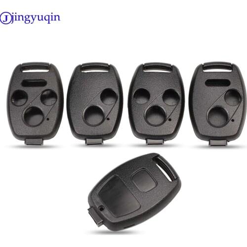 Jingyuqin Car Key Case Shell Remote Fob Cover For HONDA Accord CRV Pilot Civic 2003 2007 2008 2009 2010 2011 2012 2013