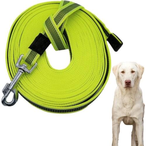 Long Dog Leash 5m 10m 15m Pet Lead Non-Slip Rubber Training Walking Rope Reflective Dog Leashes For Small Medium Large big Dogs