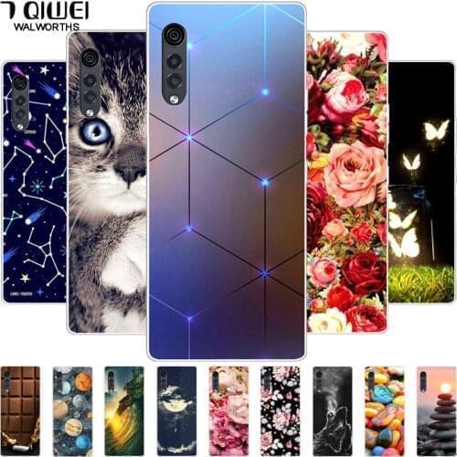For LG Velvet 5G Case Phone Cover Silicone Soft TPU Back Cases For LG Velvet 5G Case TPU Cartoon Funda 6.8'' 2020 Protective Bag