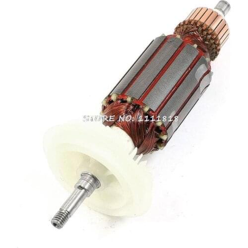 AC 220V 6mm Shaft Motor Rotor Armature for Makita GWS5/6/8-100 Angle Grinder