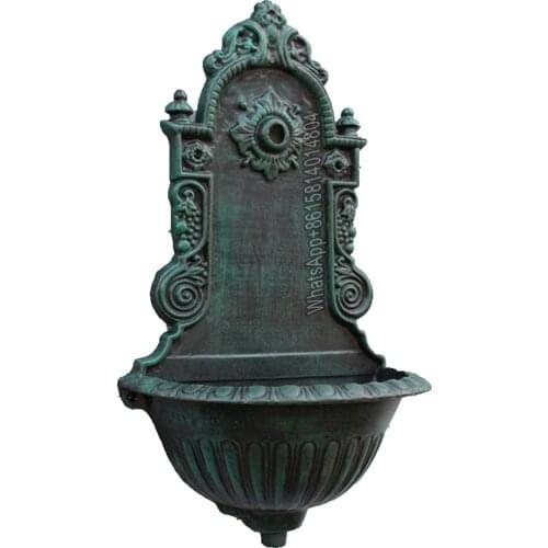 European-style retro die-casting craft aluminum wash basin/sink faucet/home furnishing decorative wall decoration courtyard sink