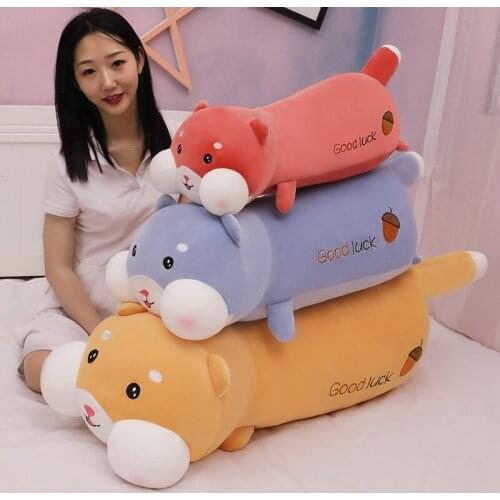 Soft/Cute /Plush /Long Hamster /pillow/Cotton doll toy Office lunch Sleeping Pillow Christmas gifts birthday gifts girls gifts