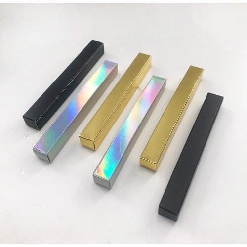 New Eyeliner Pen Packaging Box Silver/Gold/Black Eyeliner Packaging Paper Box Lipstick Pen Package Box