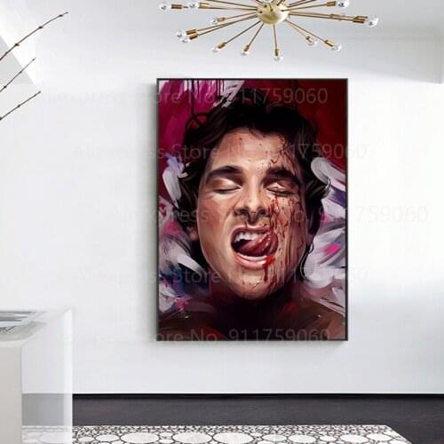 Patrick Bateman USA Psycho Posters And Prints Canvas Painting Wall Art Picture Movie Decorative Home Room Decor