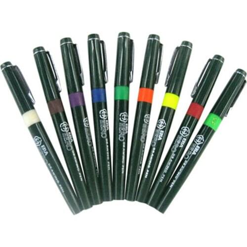 HERO Needle Pen Professional Engineering Technical Drawing Pen Recharged Filling Ink Fountain Pens Sketch Pigment Fine 0.2-1.2mm