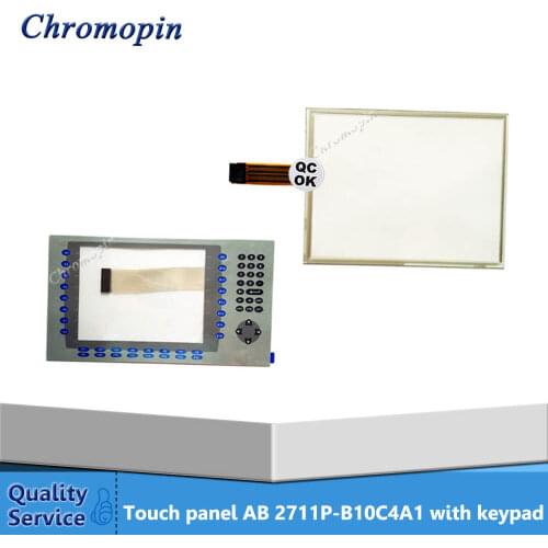 Touch screen for AB 2711P-B10C4A1 2711P-B10C4D8 2711P-B10C4D9 2711P-B10C4A9 PanelView Plus CE1000 with Membrane keypad
