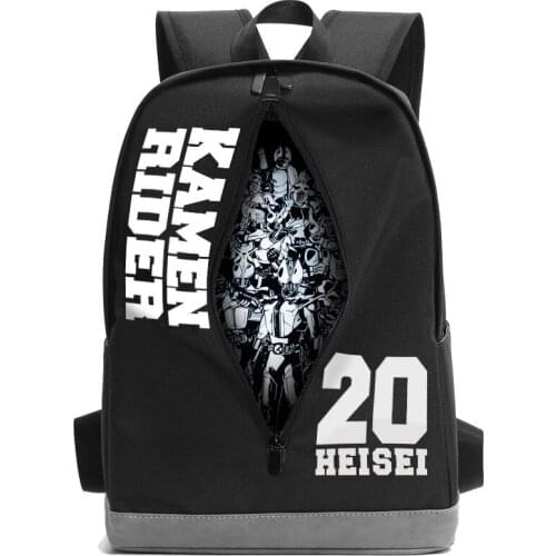 Kamen Rider Cosplay Student School Shoulder Bag Backpack Teentage Laptop Travel Rucksack Gift