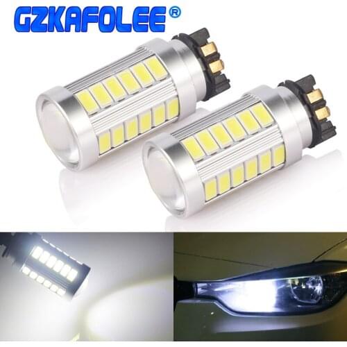 GZKAFOLEE Canbus PW24W LED PWY24W Bulbs For Audi Skoda BMW Volkswagen Turn Signal Lights or Daytime Running Lights White yellow