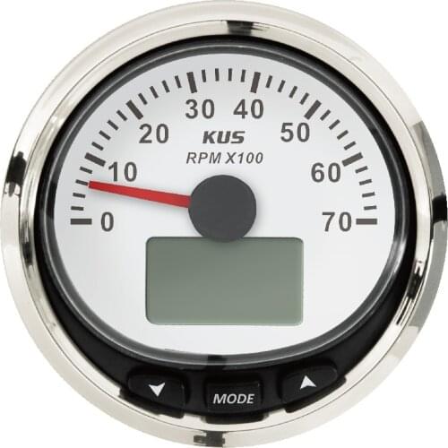 KUS NMEA2000 DN85mm Generator Tachometer with Multifunction Display 0-7000rpm for Marine Vessel