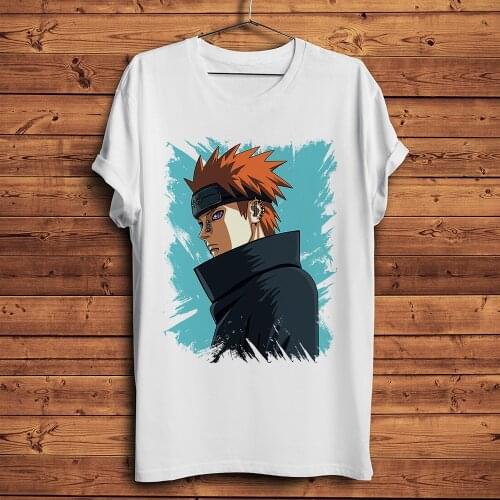 Shinobi Nagato Pain funny anime tshirt Men summer new White Casual short sleeve T Shirt Unisex streetwear tee