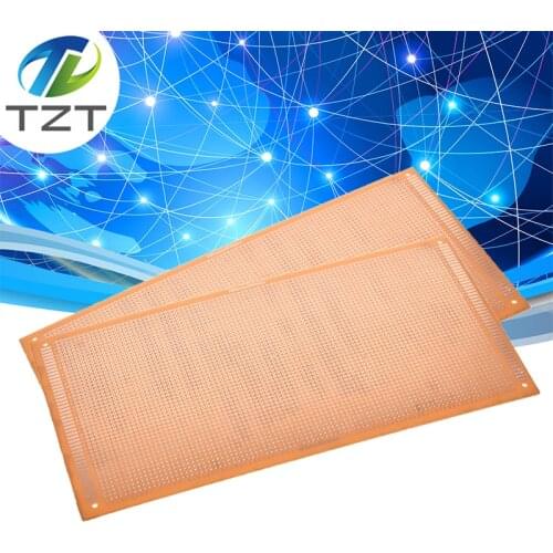 1Pcs 13x25 cm 13*25cm Single Side Prototype 2.54mm PCB Breadboard Universal Experimental Bakelite Copper Plate Circuirt Board