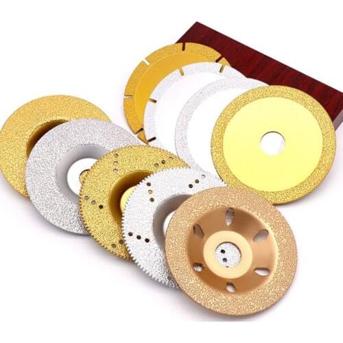 1pc 4 inch Brazed Diamond Saw Blade Circular Saw Blade Porcelain Diamond Cutting Discs 100x16mm