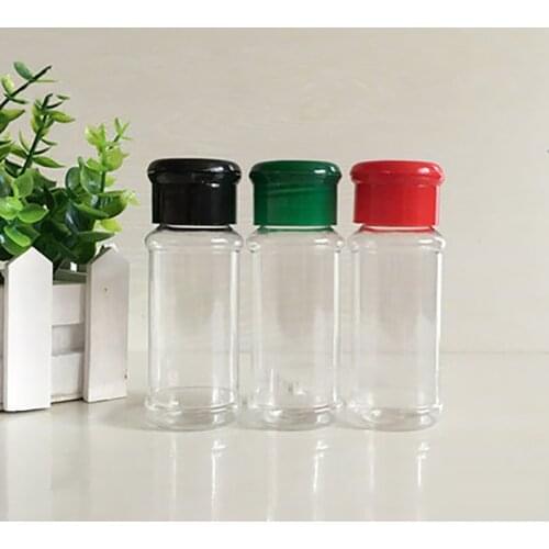 1 Pc Plastic Spice Salt Pepper Shakers Seasoning Jar Can Barbecue BBQ Condiment Vinegar Bottle Kitchen Cruet