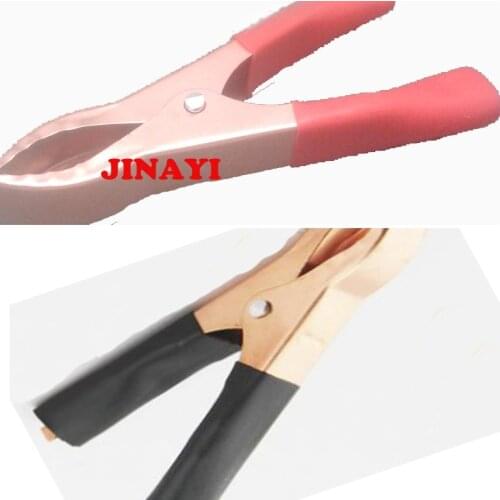 20pcs New 20A Crocodile Battery Test Lead Clips Alligator Clamp Red & Black 71mm