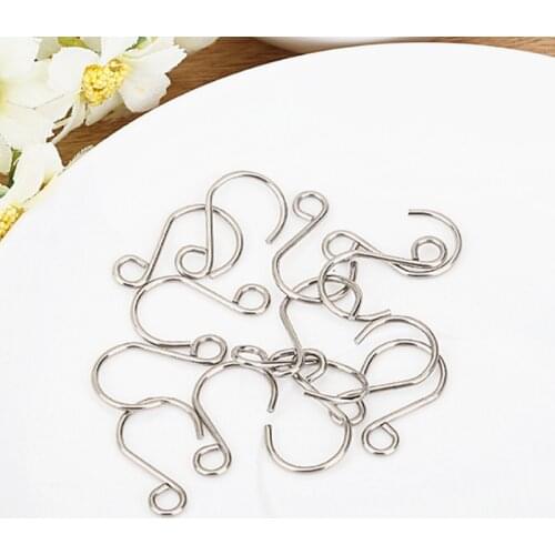 200pcs/lot 22mm Metal Hanging Hooks For Crystal Prism Lighting & Curtain Ending Fitting Beads Chains