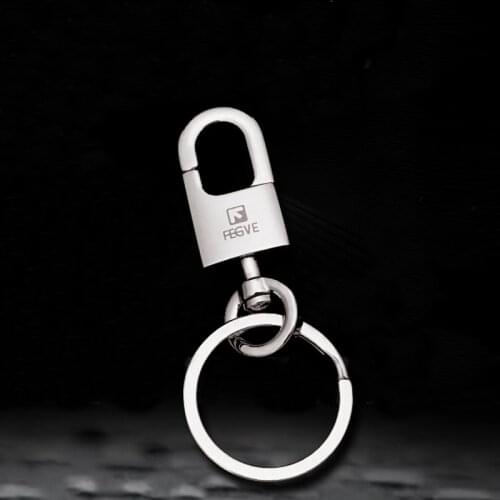 2021 High Quality Men Car Key Chain Metal Keyring 316Stainless Steel Keychain Key Holder Belt Buckles Chaveiro Car Key Chain