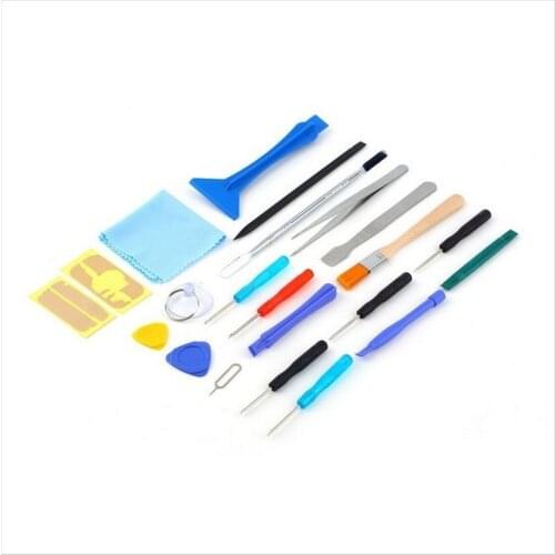 22 in 1 Cell Phones Opening Pry Repair Tool Kits Mobile Phone Screwdriver Spudger Repair Hand Tool Set for iphone Samsung Sony
