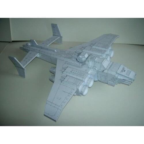 Fighter 3D Paper Model Diy Marauder Cannon