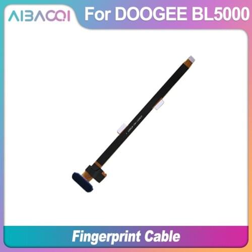 AiBaoQi Brand New Fingerprint Sensor Home Button Flex Cable Replacement For Doogee BL5000 Phone