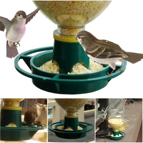 1 pcs Automatic Wild Bird Seeds Feed Forest Hanging cup Garden Feeding Bird Feeder Outdoor Indoor Pet Feeding Tools