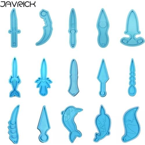 Crystal Epoxy Resin Mold Keychain Pendant Silicone Mould DIY Handmade Crafts Key Ring Jewelry Making Tool