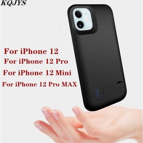 For iPhone 12 Pro Max 12 Pro Battery Case Portable Power Bank Battery Charging Cover For iPhone 12 12 Mini Battery Charger Cases