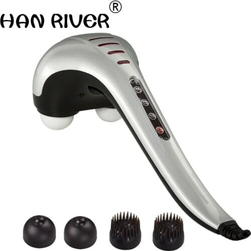 Electric body massager electric cervical vertebra massage device infrared back massage hammer neck leg full-body massager