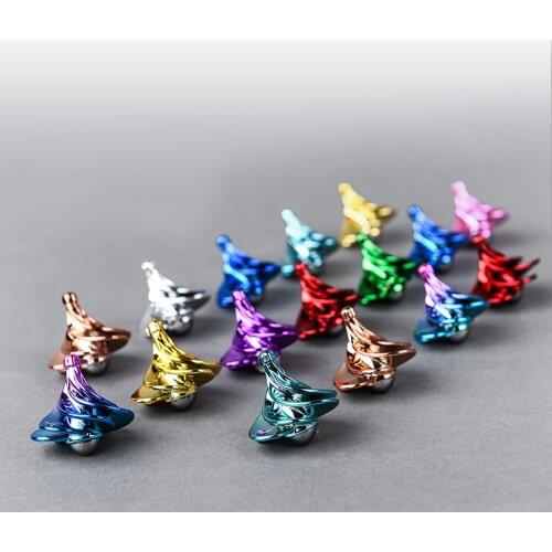 Fidget Toys Creative Pneumatic Fidget Spinner Mini Screw Thread Wind blowing Self rotation Hand Spinner for Children Kids Toys