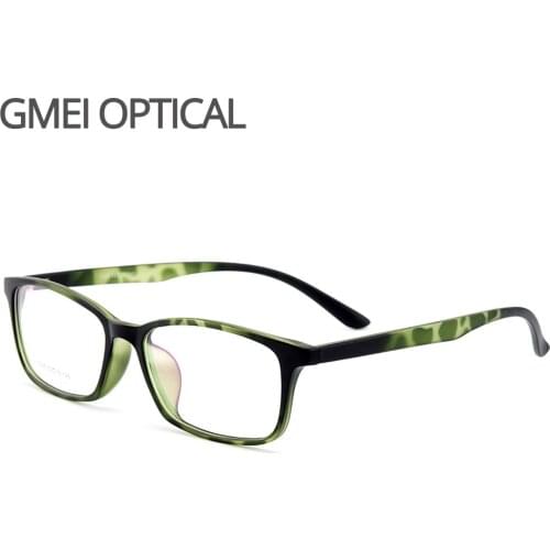 Gmei Optical Men Glasses Frame Ultralight TR90 Oculos De Grau Feminino Armacao Myopia Optical Frames Eyewear Accessories Y1038