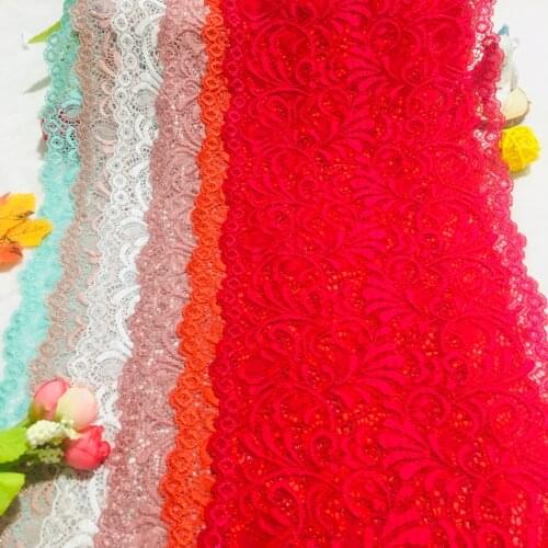 NO2801 18 cm multicolor optional elastic and expandable bridal fabric, underwear