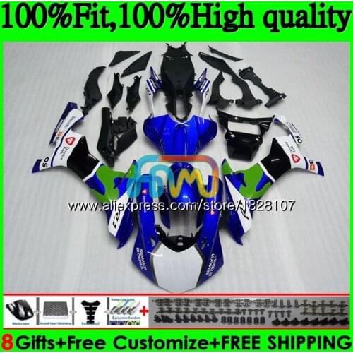 OEM Movistar Blue Injection For YAMAHA YZF R1 1000 YZFR1 15 16 17 129BS.2 YZF-1000 YZF R 1 YZF1000 YZF-R1 2015 2016 2017 Fairing