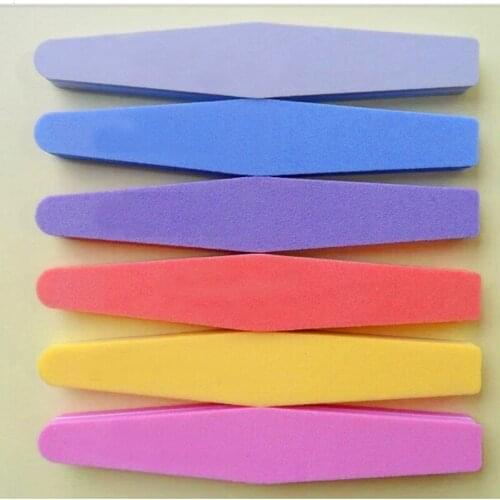 Files Art Tips Buffing File Sponge Manicure Care Sanding Makeup Beauty Tools 2 PCS Double Side Nail Buffer Women Ladies Nail