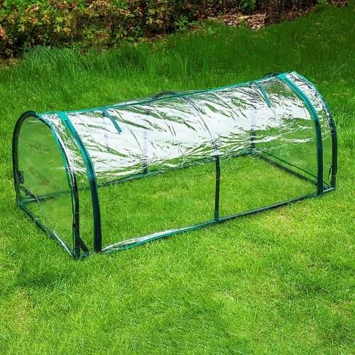 Greenhouse Cover Durable 9-wire PVC Cover Rainproof Protector Tool For Protecting Crops From Pests Birds Outdoor Elements