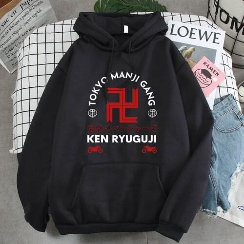 Tokyo Revengers Hoodies Japanese Anime Mens Pullover Fashion Street Hoody For Men Harajuku Casual Mens Harajuku Sweatshirt