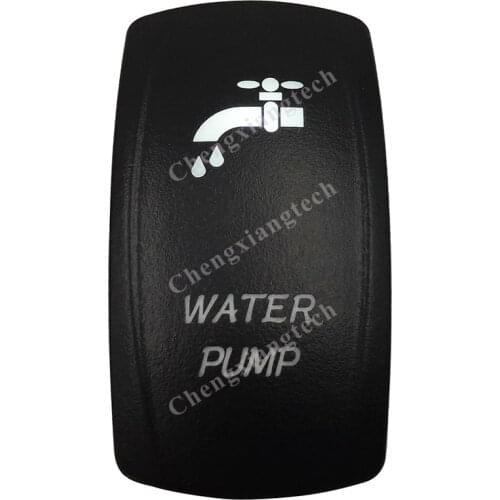 Marine Grade Waterproof IP66 WATER PUMP Rocker Switch White Led lamp 3 Pin ON/OFF SPST DC12V 24V