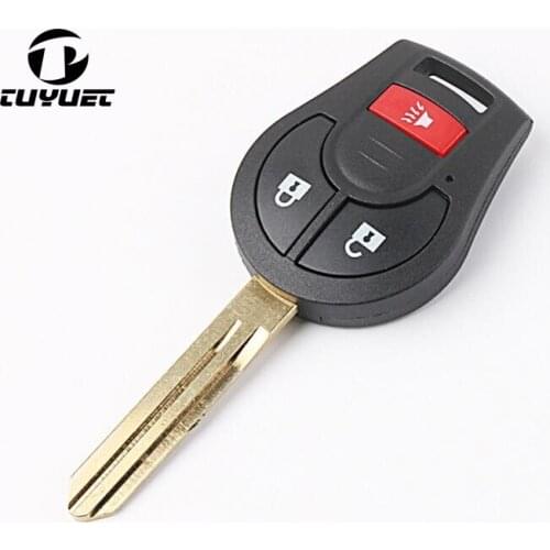 Replacement Blank Shell 2+1 Buttons for Nissan Sunny March Car Key Blanks Case