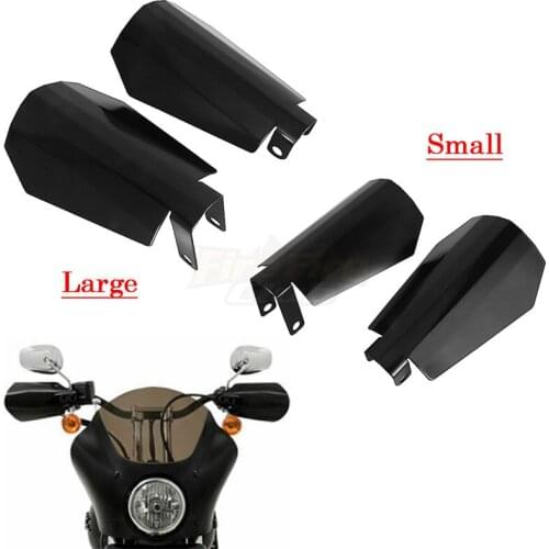 Motorcycle Metal Black Large Small Hand Guards Guard For Harley Electra Street Road glide Road king Bagger Right Left Handguard
