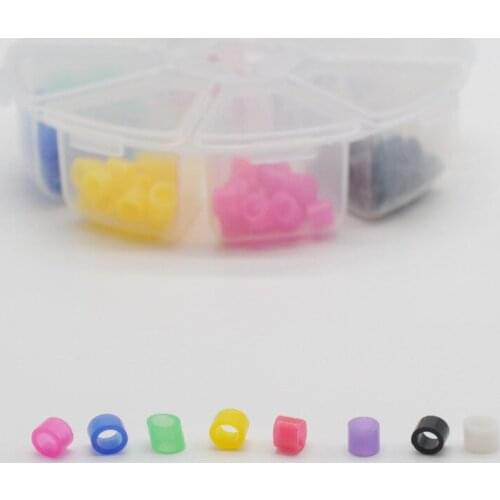 Lab Supplies Dental 160 Pcs / 8Color Silicone Instrument Code Rings With Box