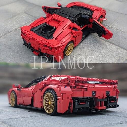 Moc-72952 sf90 Stradale super sports car Boy Gift puzzle technology accessories static version 4437PCS
