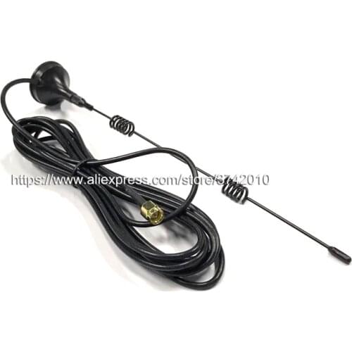 High Gain 7dBi 868MHz 915MHz Antenna RG174 3M SMA Male