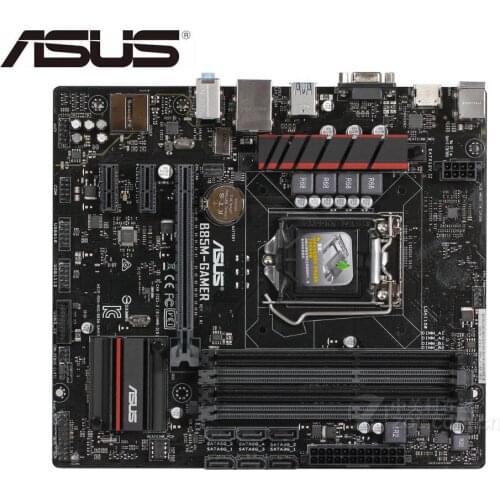 Asus B85M-GAMER DDR3 LGA 1150 B85 used Desktop Motherboard 32GB USB2.0 USB3.0 for I3 I5 I7 CPU motherboard