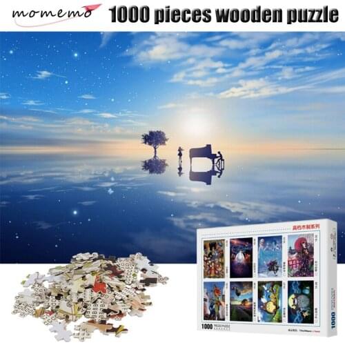 MOMEMO The Pianist At Sea Wooden Puzzle Adult Puzzle 1000 Pieces Toy Puzzles for Kids Educational Toys Puzzle Games Childen Gift