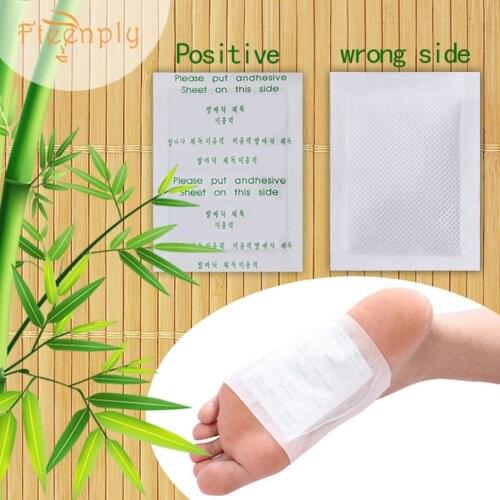 Detox Foot Patch Relieve Stress Promote Blood Circulation Sleep Quality Natural Bamboo Vinegar Foot & Body Care Pad