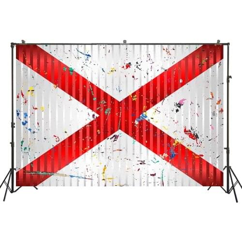 Alabama State Flag Photography Backdrop Alabama Symbols Background Brick Wall Photobooth Studio Photoshoots Backdrops