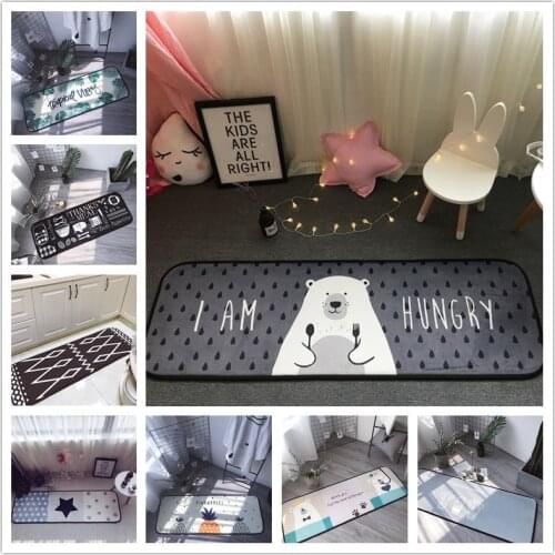 Europe Style Geometric alfombra for Living Room Area Rugs Hallway Doormat Anti-Slip Bathroom Carpet Absorb Water Kitchen Carpet